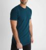 Green Slim Tee - zöld hosszított póló - Méret: L
