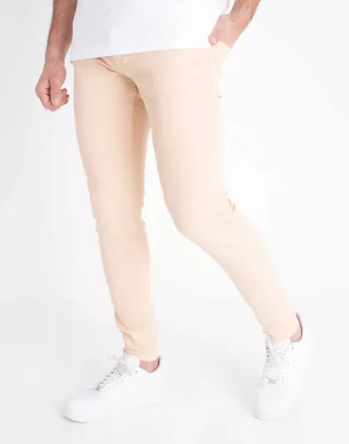 Oat Skinny Jeans - bézs skinny farmer - Méret: 36