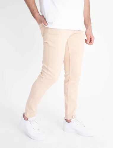 Oat Skinny Jeans - bézs skinny farmer - Méret: 36