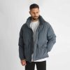 Grey Puffer Jacket - szürke téli kabát - Méret: S 