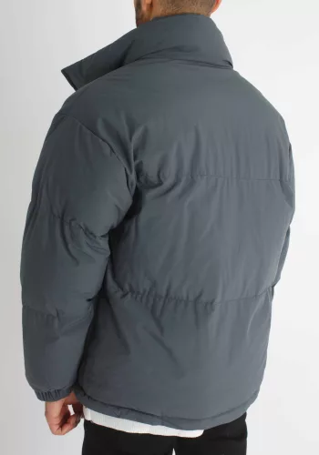 Grey Puffer Jacket - szürke téli kabát - Méret: XXL