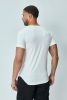 White Textured Slim Tee - fehér póló - Méret: XL