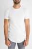 Geometry White T-Shirt - fehér hosszított póló - Méret: XXL