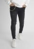 Ripped Chainz Jeans - fekete láncos farmer - Méret: 40