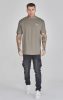 Siksilk Khaki Graphic T-Shirt