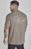 Siksilk Khaki Graphic T-Shirt