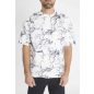 Lined Patterned Oversized T-Shirt