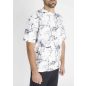 Lined Patterned Oversized T-Shirt
