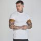 Siksilk White/Gold Tech T-Shirt - fehér póló - Méret: L