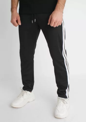 Zip Line Pants - fekete oldalcsíkos nadrág - Méret: XXL