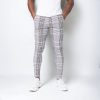 Grey Checked Pants - szürke szövetnadrág - Méret: M