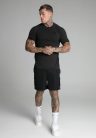 Siksilk Black Tech T-Shirt - Méret: S