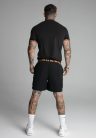 Siksilk Black Tech T-Shirt - Méret: S
