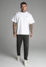 Siksilk White Logo T-Shirt 