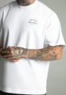 Siksilk White Logo T-Shirt 
