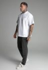 Siksilk White Logo T-Shirt - Méret: S