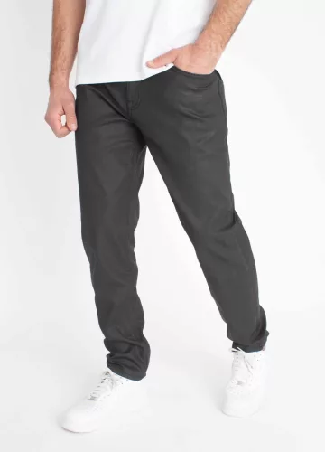 Skins Black Jeans - fekete bőrhatású farmer - Méret: 32