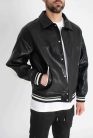 Synergy Bomber Jacket - fekete/fehér dzseki - Méret: XXL