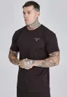 Siksilk Brown T-Shirt and Shorts Set