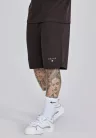 Siksilk Brown T-Shirt and Shorts Set - Méret: M