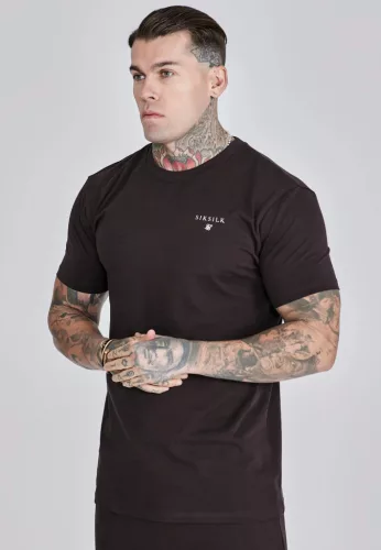 Siksilk Brown T-Shirt and Shorts Set - Méret: L