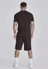 Siksilk Brown T-Shirt and Shorts Set - Méret: L