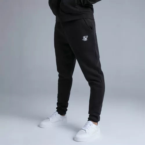 Siksilk Black Essentials Joggers - Méret: S