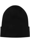 Urban Classics - Synthetic Leatherpatch Long Beanie Fekete - Méret: One Size
