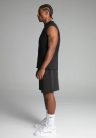 Siksilk Black Sleeveless T-Shirt - Méret: XS
