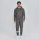 Siksilk Grey Dynamic Hoodie & Jogger Set - szürke melegítő szett - Méret: S