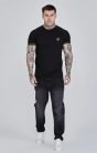 Siksilk Black Tech T-Shirt