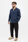 Linen Kék Ing - Méret: XL