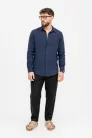 Linen Kék Ing - Méret: XXL