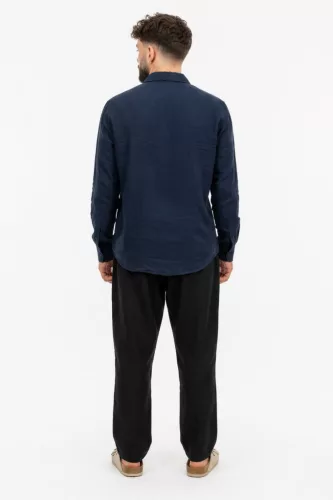 Linen Kék Ing - Méret: XXL