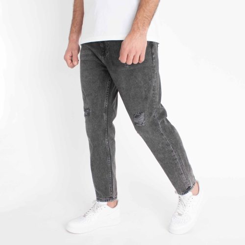 Ashy Carrot Jeans - bő szaggatott farmer - Méret: 38