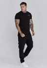Siksilk Black Relaxed Fit T-Shirt