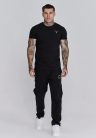 Siksilk Black Relaxed Fit T-Shirt - Méret: XS