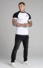 Siksilk White Tech T-Shirt - fehér póló - Méret: XL