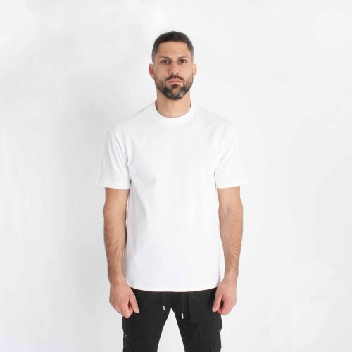 Basic White Regular Tee - fehér póló - Méret: L