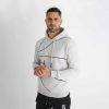 Grey Dunk Hoodie- szürke mintás pulóver - Méret: M