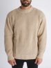 Loose-fitting Beige Sweatshirt - bézs kötött pulóver - Méret: S