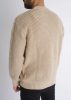 Loose-fitting Beige Sweatshirt - bézs kötött pulóver - Méret: S