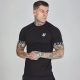 Siksilk Black Tech T-Shirt - fekete póló - Méret: XS