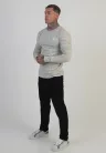 Siksilk White LS Marl T-Shirt - Méret: S