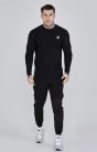 Siksilk Essentials Black Long Sleeve T-Shirt - Méret: S