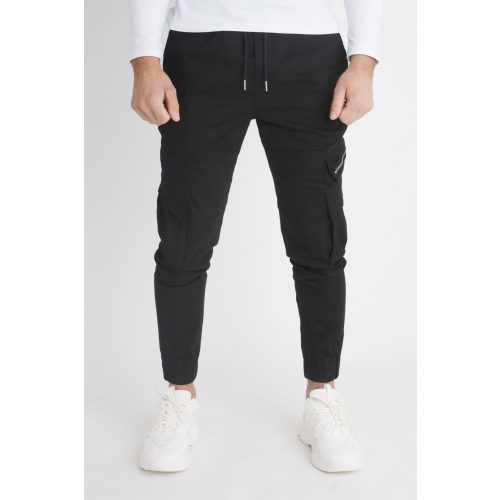 Shade Cargo Pants - fekete oldalzsebes nadrág - Méret: XL