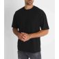 Black Lined Oversized Tee