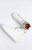 SIKSILK YORK HI - fehér magasszárú cipő - Méret: 46