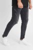 Murky Skinny Jeans - szaggatott fekete farmer - Méret: 30