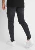 Crater Skinny Jeans - szaggatott fekete farmer - Méret: 31